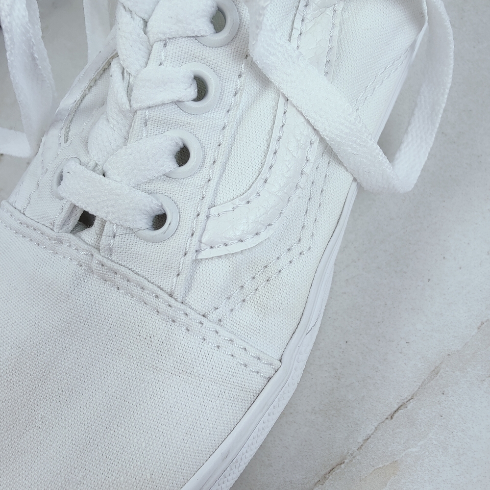 Vans Women's White Sneakers - Picture 10 of 13
